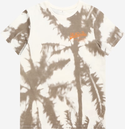 NAME IT Camiseta 'DALIVER' en marfil / color barro / naranja, Vista del producto