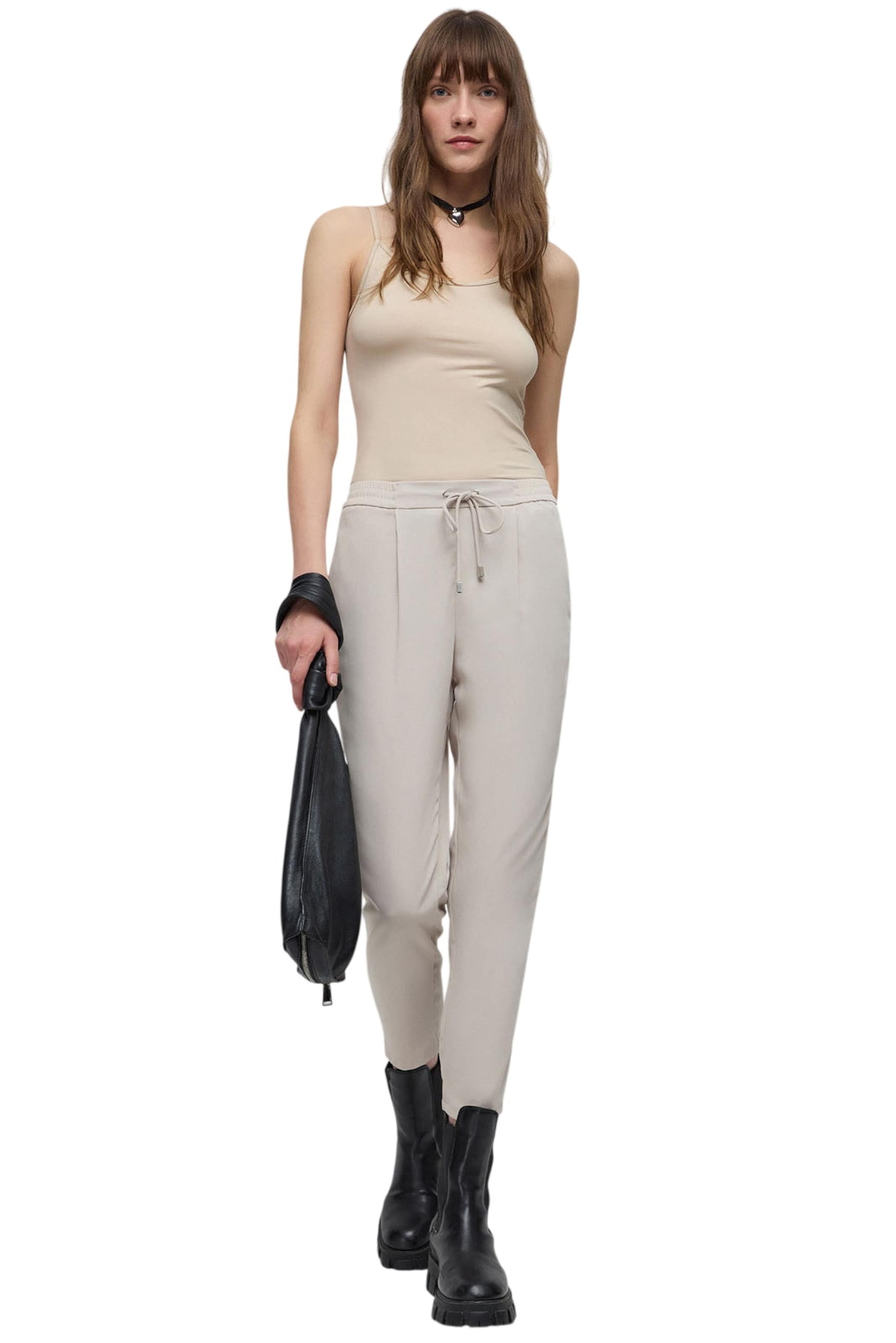 Regular Pantalon No Matter What en beige