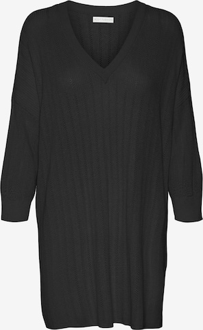 VERO MODA Sweater 'New Lexsum Stitch' in Black: front