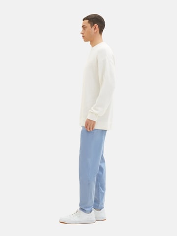 TOM TAILOR Tapered Chino trousers in Blue