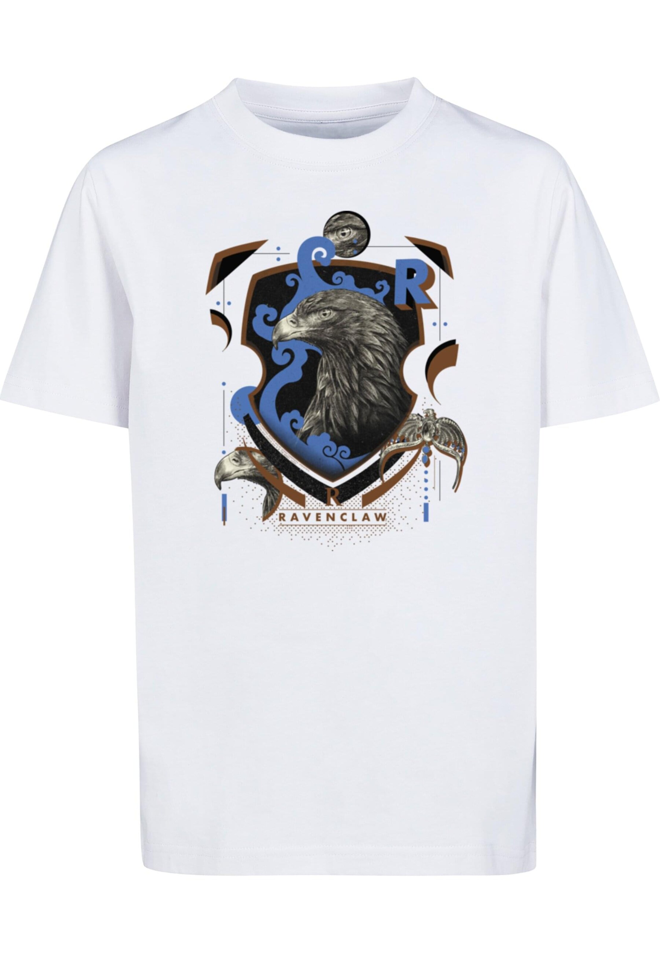 T-Shirt 'Harry Potter - Ravenclaw Shield' ABSOLUTE CULT en blanc : devant