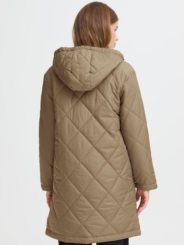 Oxmo Steppjacke ' OXBMMBELIS LONG JACKET ' in Grau