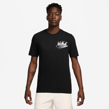 NIKE Funktionsshirt 'Drifit Brand Read' in Schwarz: Vorderseite