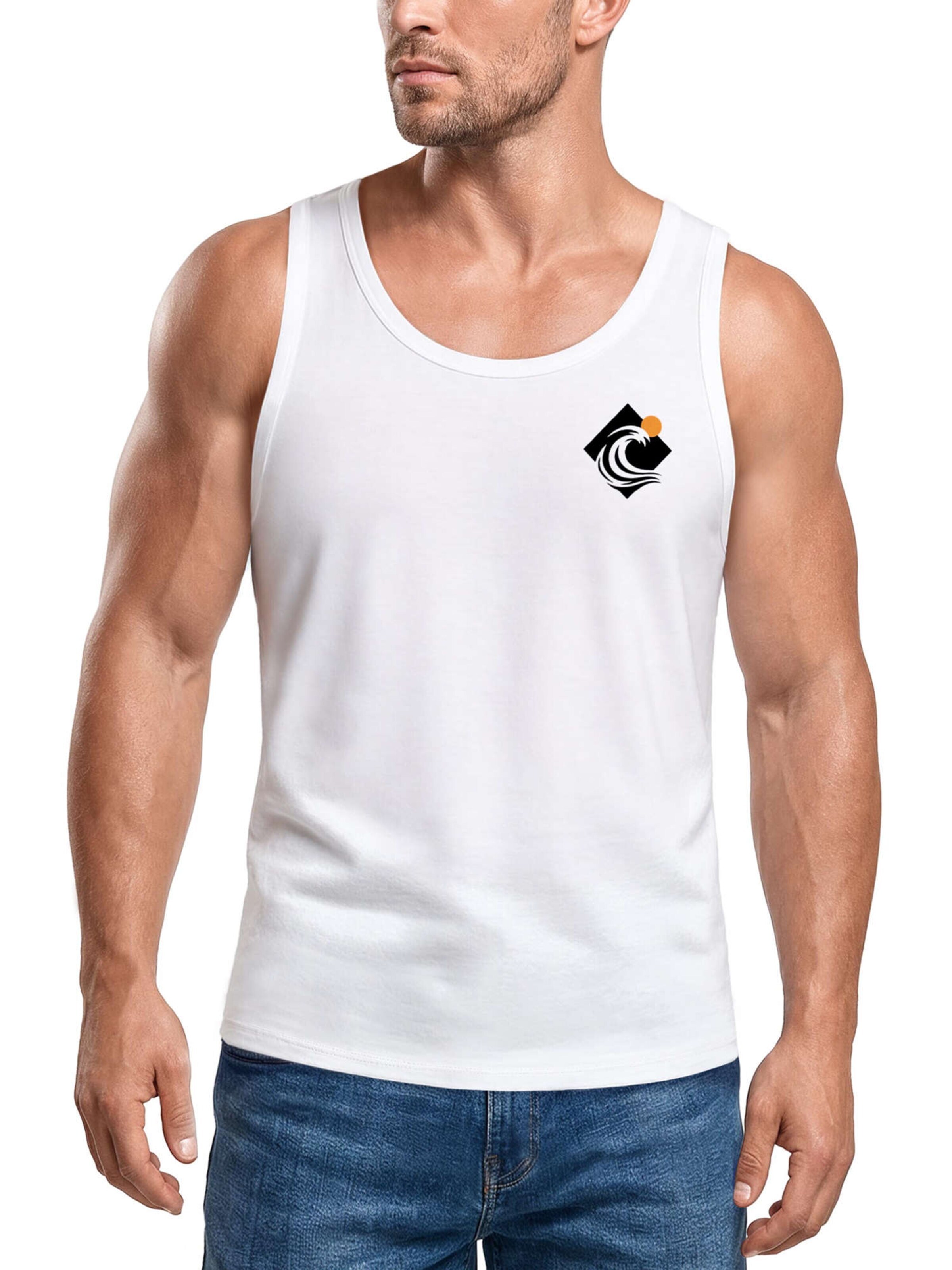 Neverless Shirt 'Wave Badge' in White