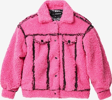Desigual Between-season jacket 'Eris' in Pink: front