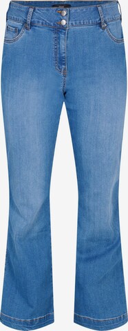 Zizzi Bootcut Jeans 'ELLEN' in Blau: predná strana