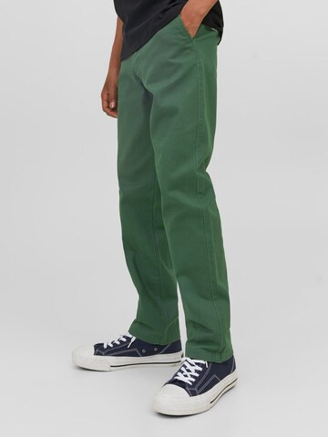 Regular Pantalon 'Marco Dave' Jack & Jones Junior en vert