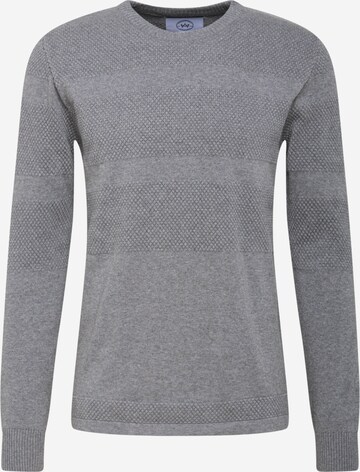 Coupe regular Pull-over 'Hannes' Kronstadt en gris : devant