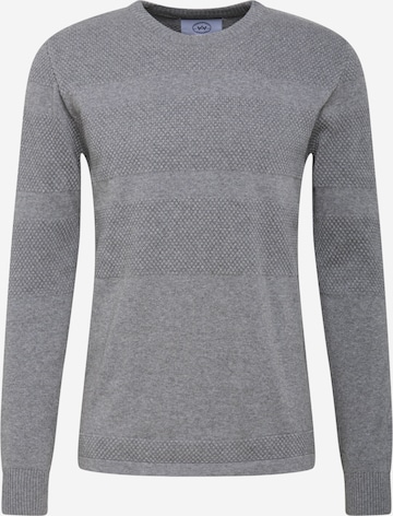 Kronstadt Regular fit Sweater 'Hannes' in Grey: front