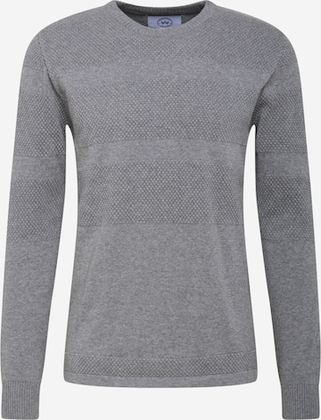 Kronstadt Regular Fit Pullover 'Hannes' in Grau: predná strana