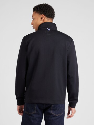 CAMP DAVID Zip-Up Hoodie in Black