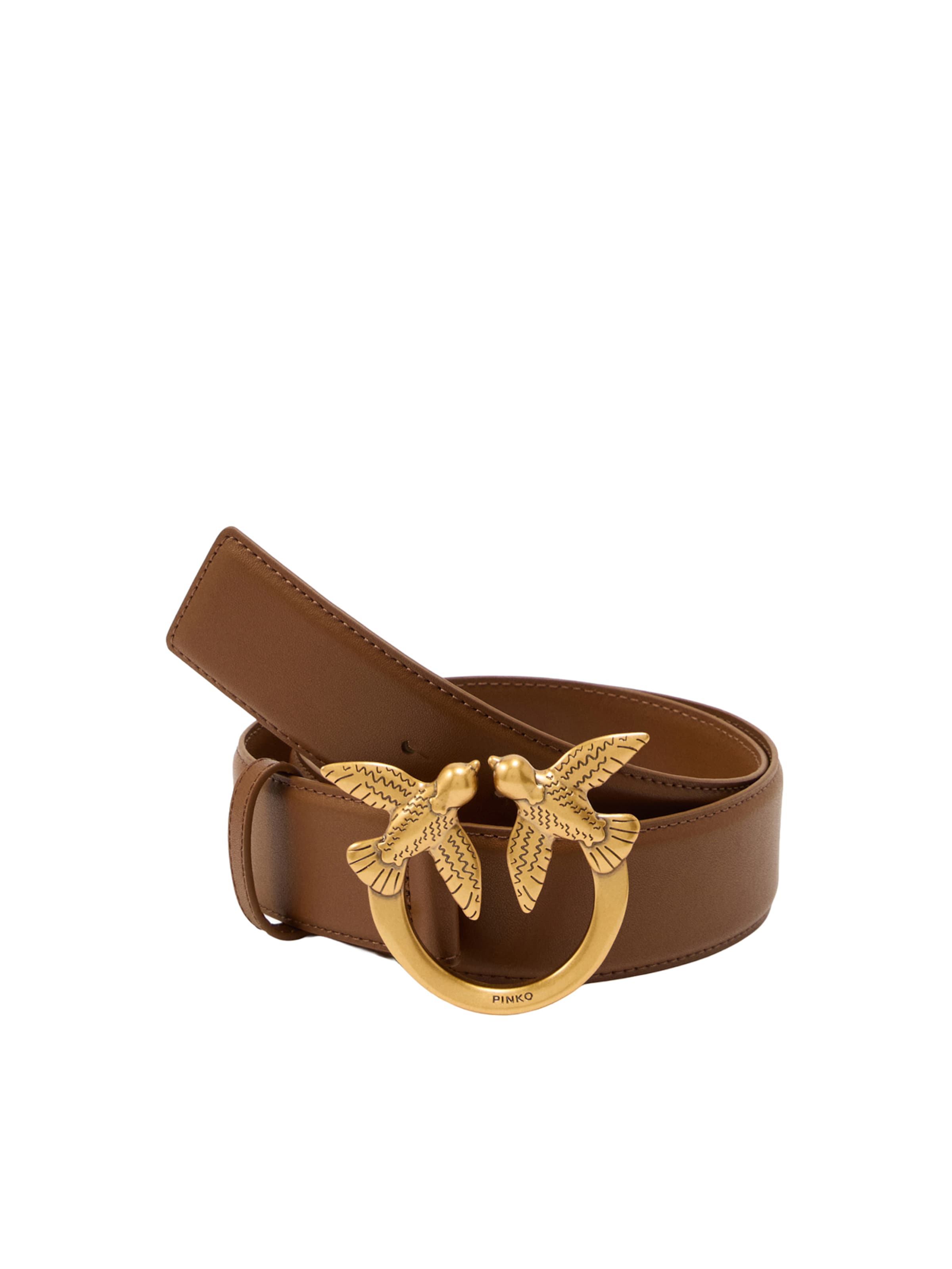 PINKO Belt 'LOVE BERRY' in Brown: front