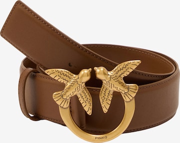 PINKO - Cintos 'LOVE BERRY' em castanho: frente
