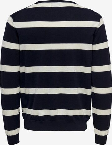 Pullover 'Wyler' di Only & Sons in blu