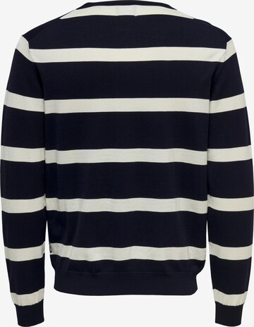 Only & Sons Sweter 'Wyler' w kolorze niebieski