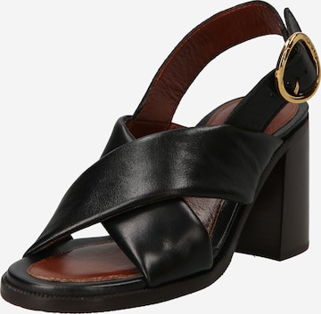 See by Chloé Sandals 'LYNA' in Black: front