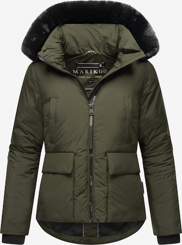 Veste d’hiver MARIKOO en vert : devant