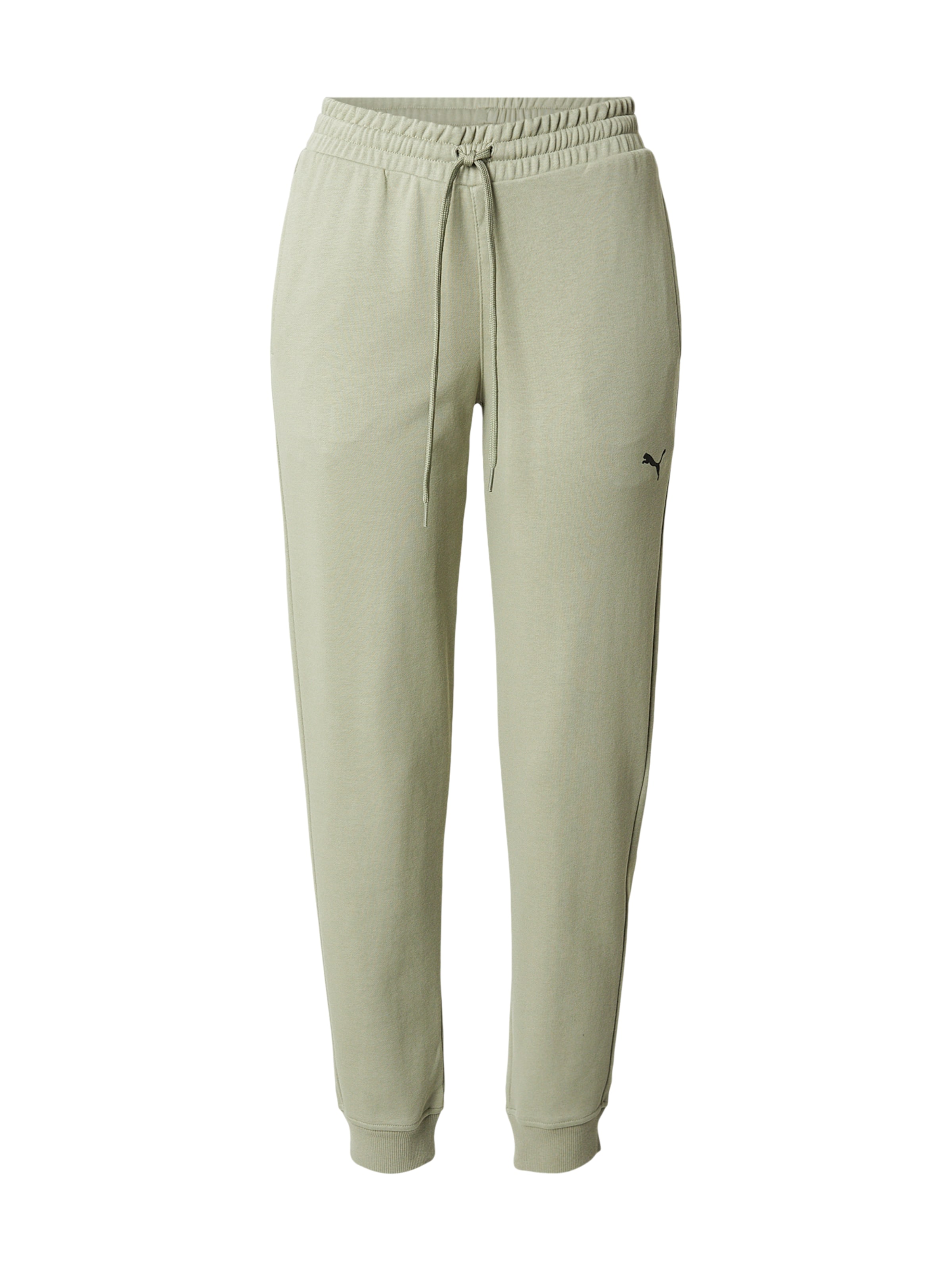 PUMA Sporthose 'ESSENTIAL' in hellgrün / schwarz, Produktansicht