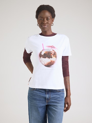 T-shirt EINSTEIN & NEWTON en blanc : devant