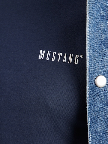 MUSTANG Paita 'Asheville' värissä sininen