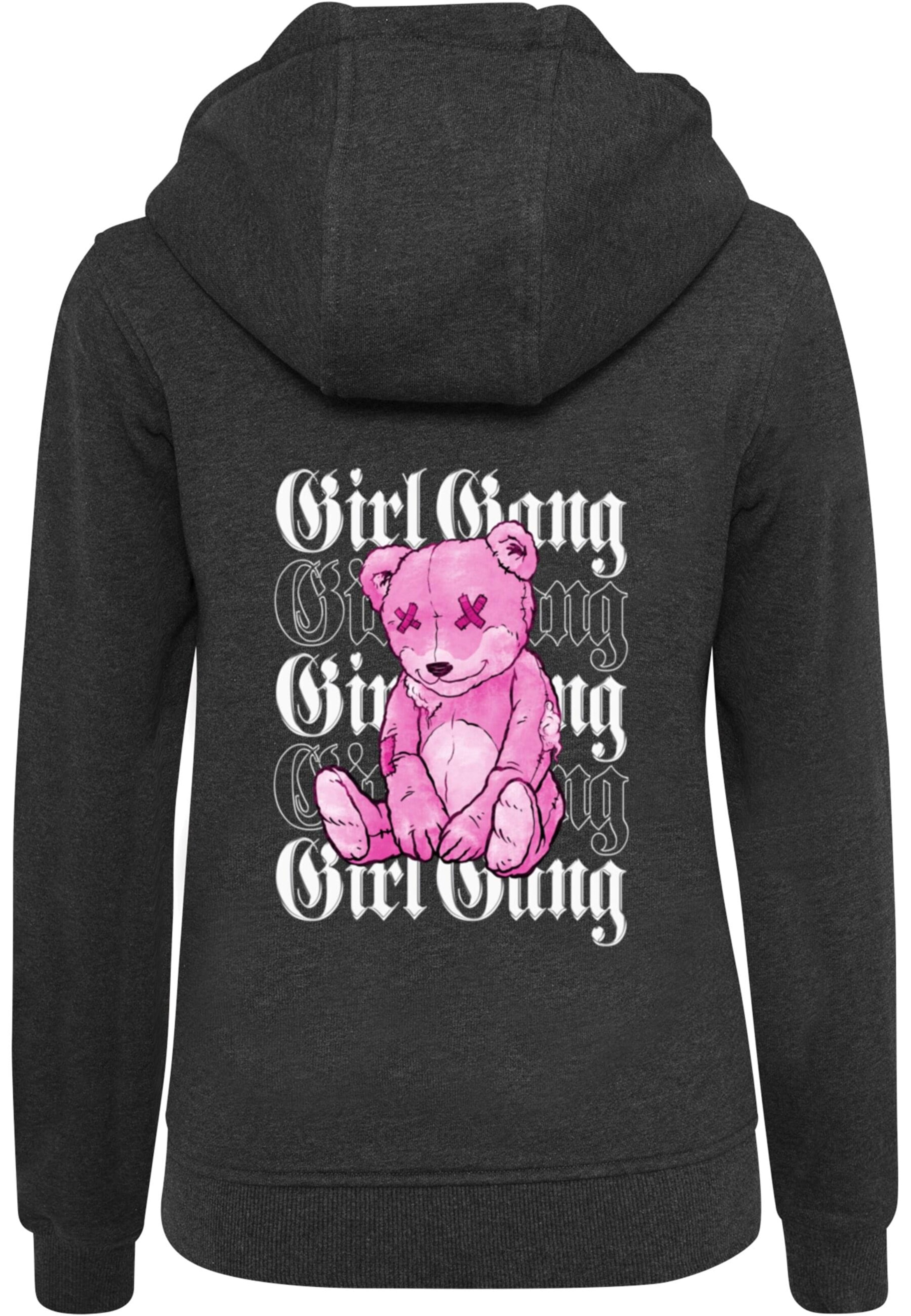 Mister Tee Sweatshirt 'Girl Gang' in Grau