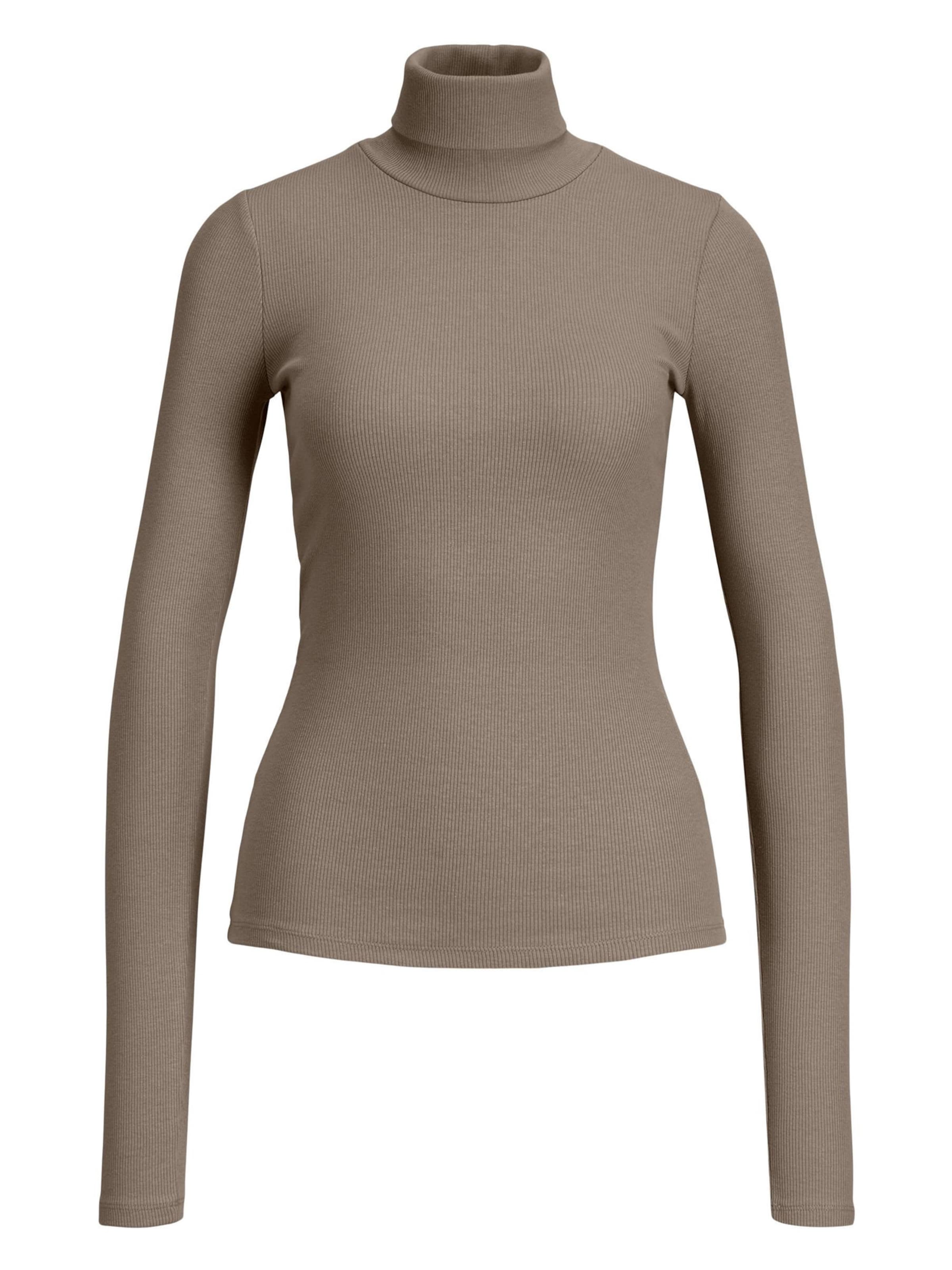 JJXX Μπλουζάκι 'Fan' σε καφέ: μπροστά