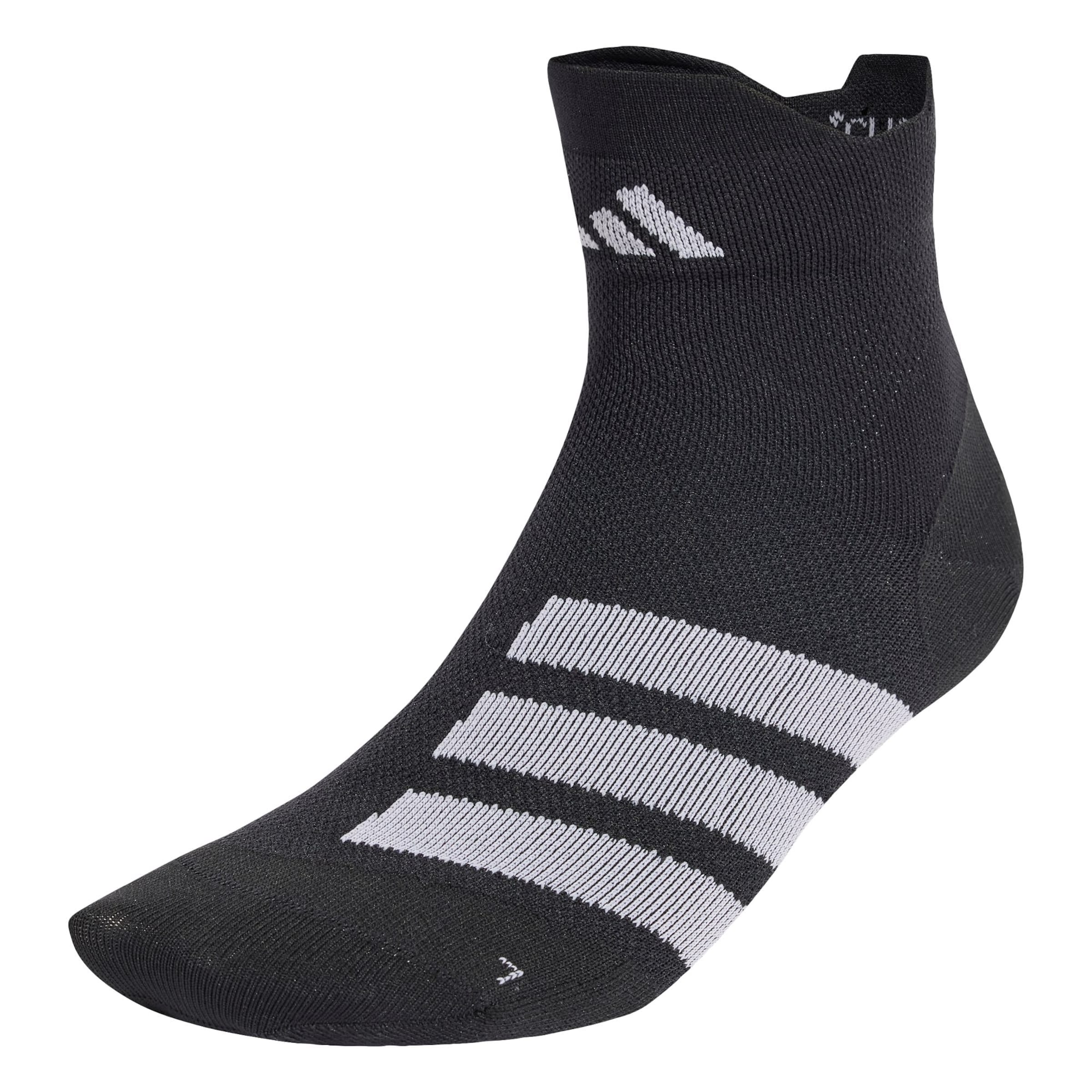 ADIDAS PERFORMANCE - Calcetines deportivos 'Run x Adizero' en negro: frente