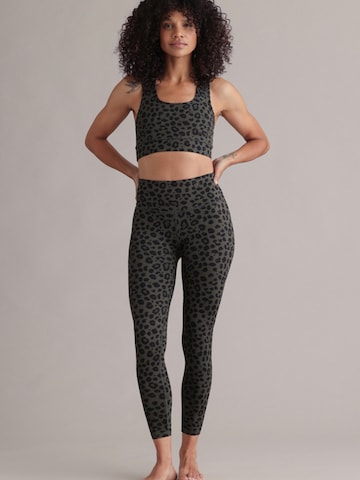 Hey Honey - Leggings 'Cropped' en verde: frente