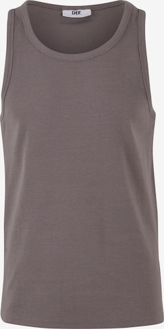 DEF Top in Grau: Vorderseite