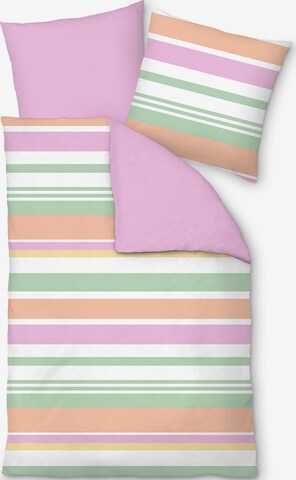 LIVING DREAMS Bettbezug 'Stripe' in Pink: predná strana