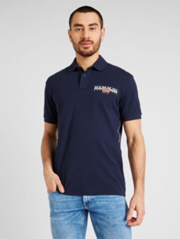 NAPAPIJRI T-shirt 'AYLMER' i blå: framsida