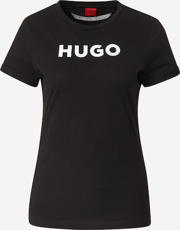 HUGO - Camisa em preto: frente