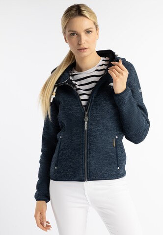 Schmuddelwedda Fleece Jacket in Blue: front