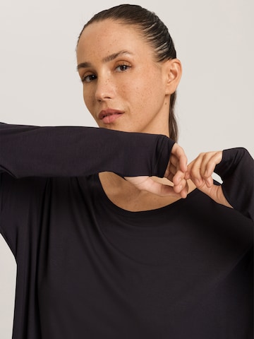 Hanro Shirt 'Yoga' in Black