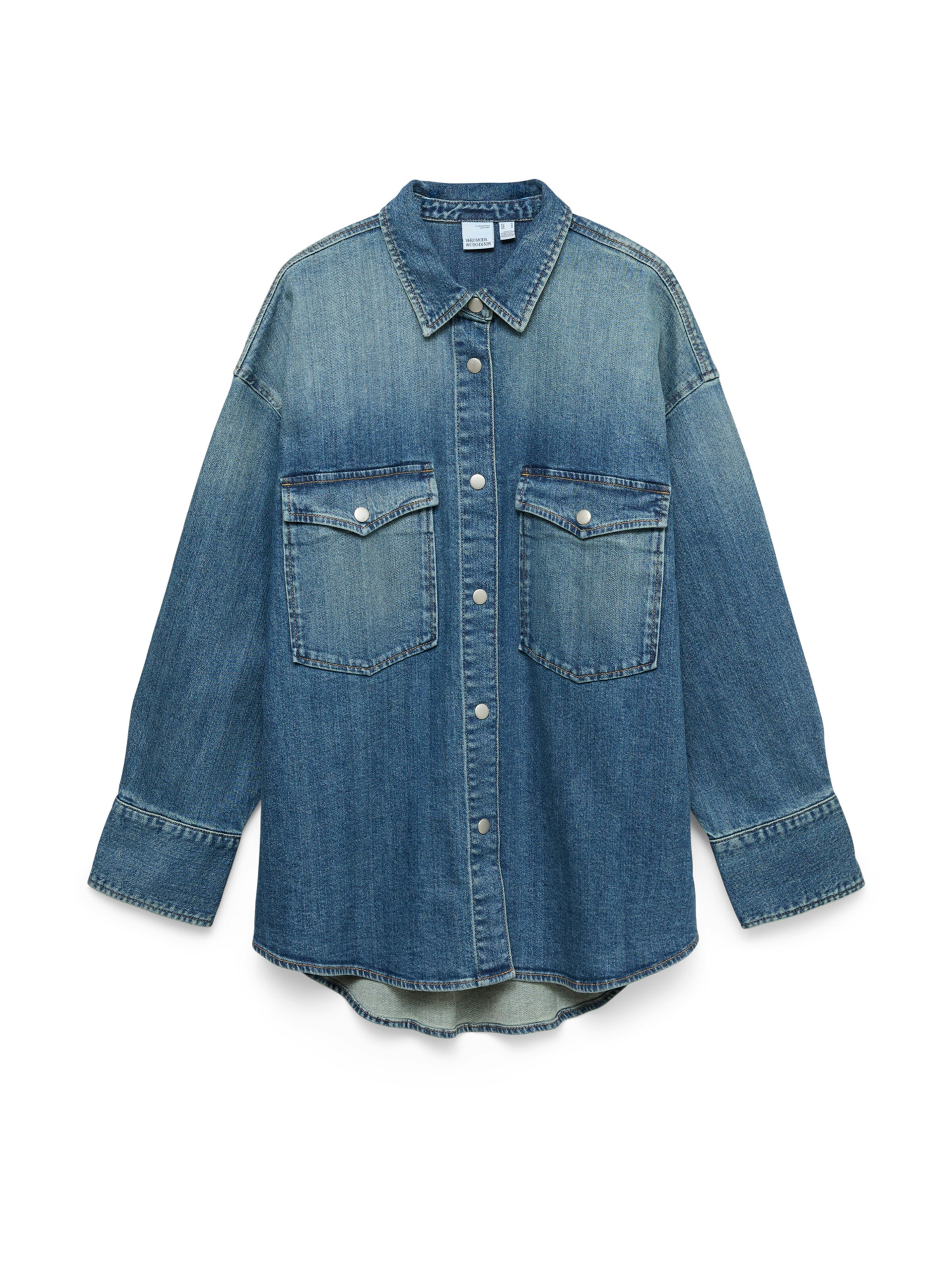 VERO MODA Bluza 'VMLIA ZELDA' | modra barva: sprednja stran
