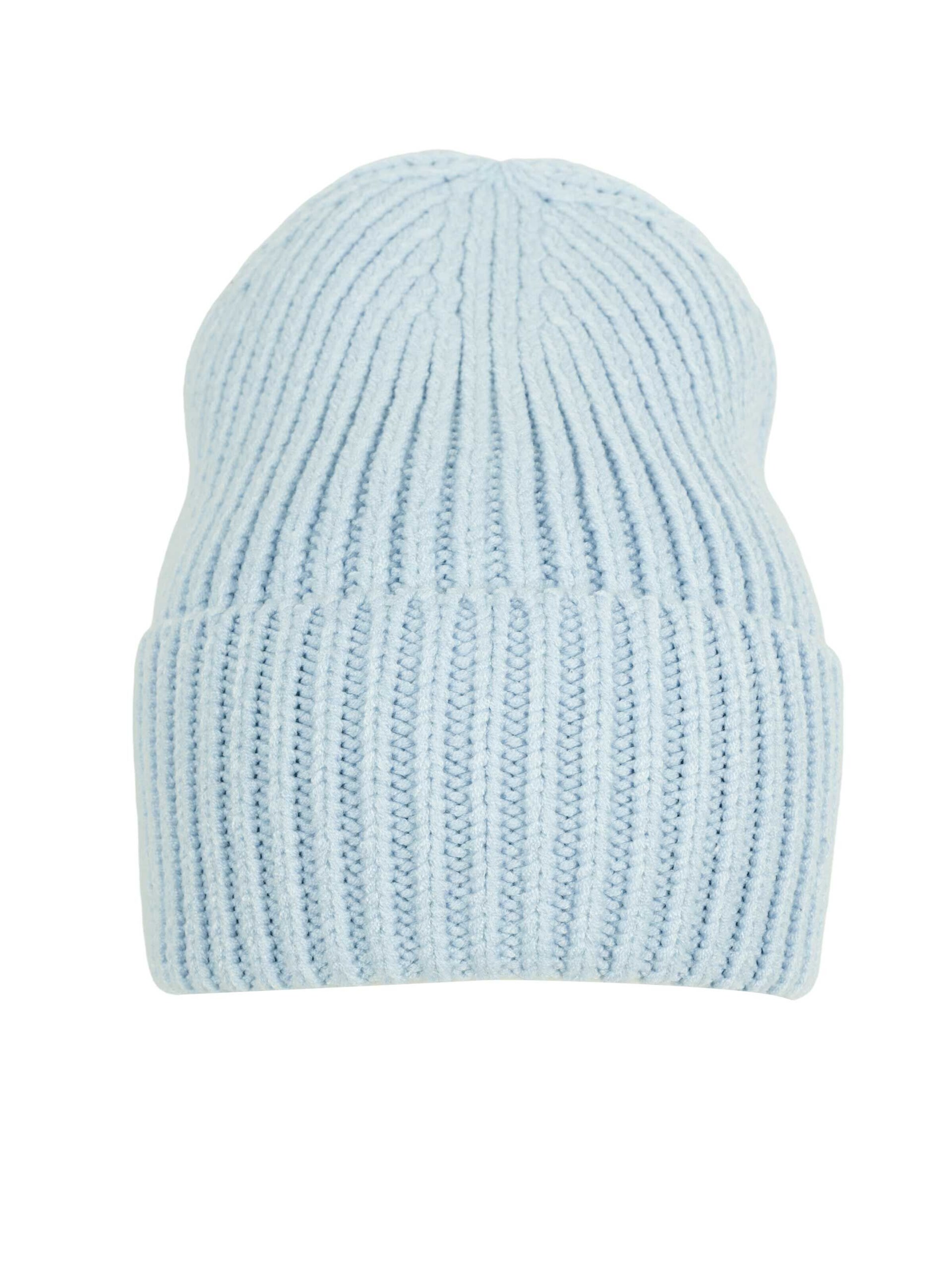 SAMAYA Strickmütze 'Ella' in Blau