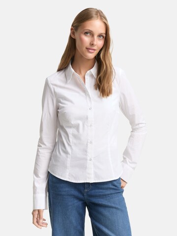 TOM TAILOR DENIM Blouse in Wit: voorkant