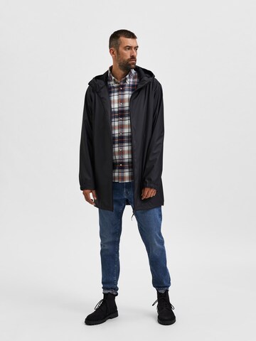 SELECTED HOMME Weatherproof jacket 'Don' in Black