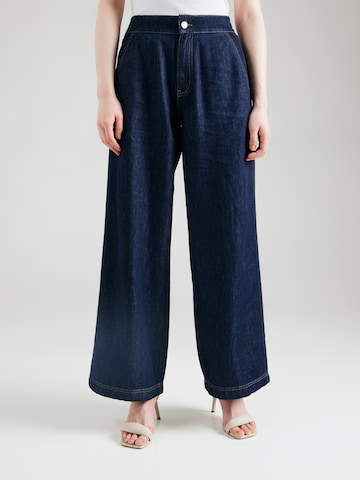 Wide Leg Jean MADS NORGAARD COPENHAGEN en bleu : devant