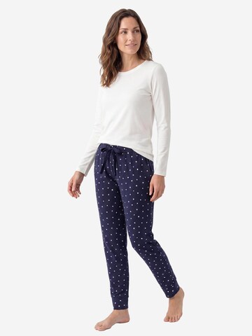 SCHIESSER Pajama 'Mix & Relax' in Blue