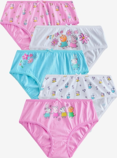 Next Gaće 'Peppa Pig' veličine 92 u akvamarin / svijetloroza / bijela, Pregled proizvoda