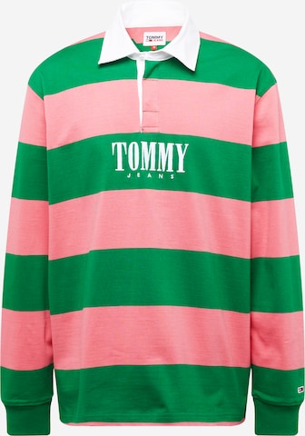 Tommy JeansMajica - zelena boja: prednji dio