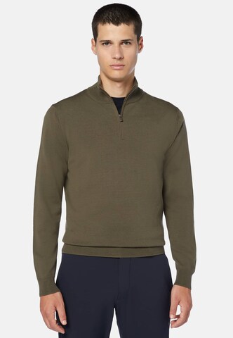 Pull-over Boggi Milano en vert : devant