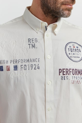 FQ1924 Regular fit Button Up Shirt 'Rontus' in White