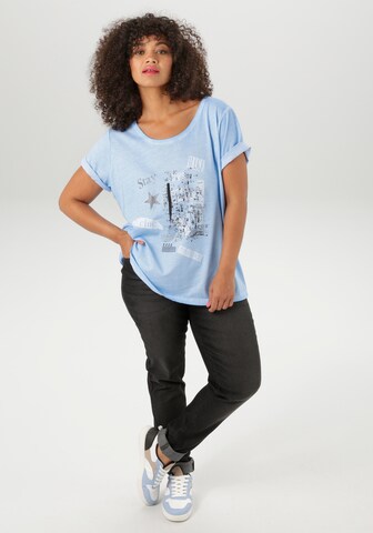 Aniston T-Shirt in Blau