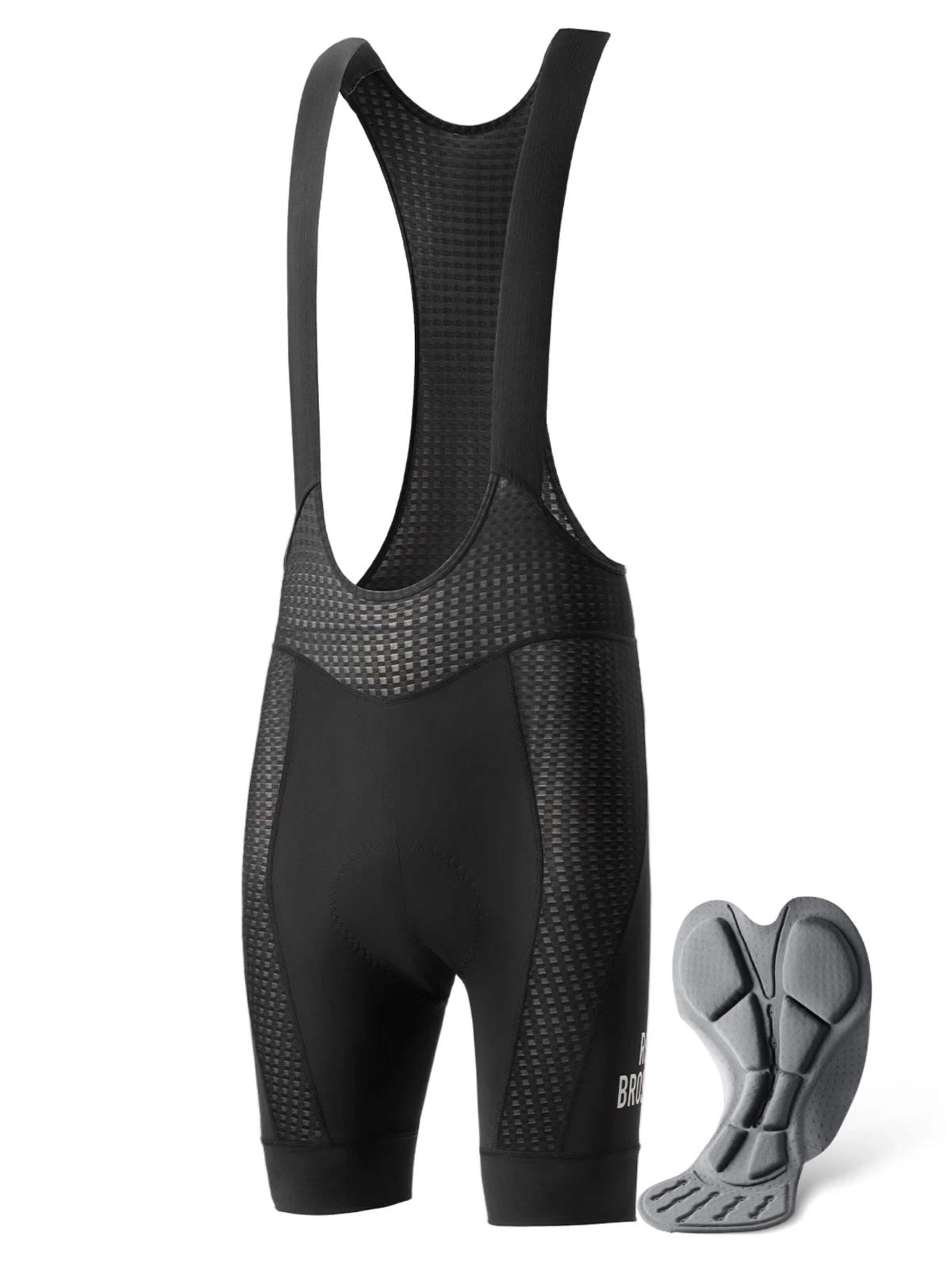 ROCKBROS Sporthose 'Fahrrad Trägerhose Gepolsterte Herren'‌‌ in M/Regular in schwarz, Produktansicht