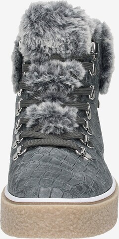SANSIBAR Lace-Up Ankle Boots in Grey