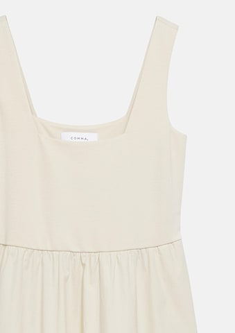 COMMA Jurk in Beige