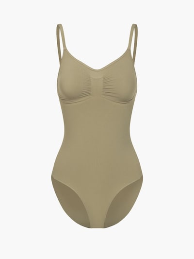 cfab Shapingbody 'Bodysuit Sculpting Shapewear mit Slip' in 4XL in de kleur Olijfgroen, Productweergave