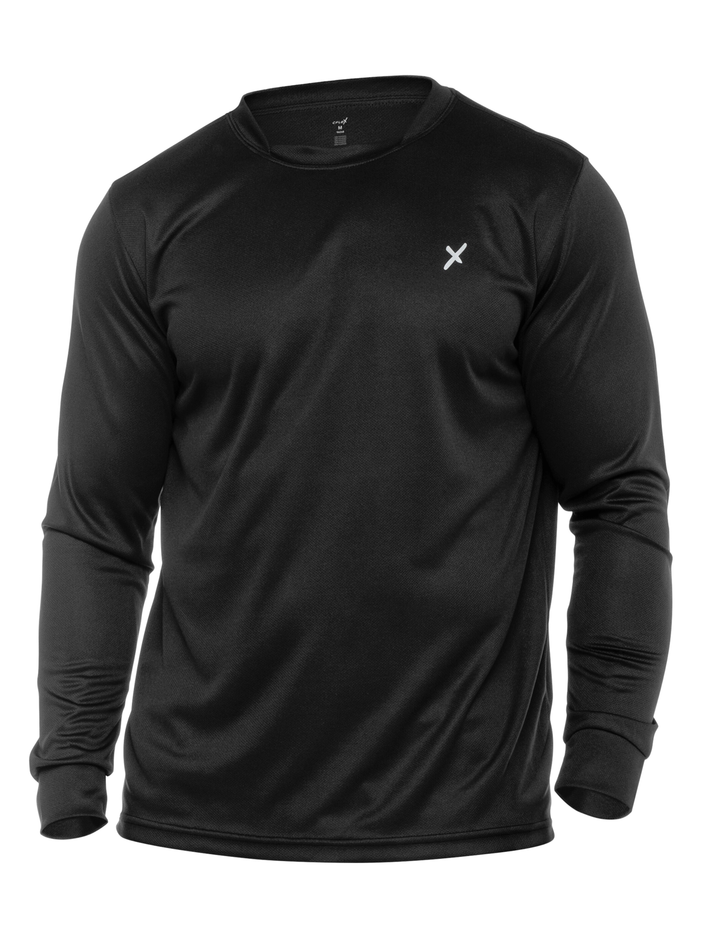cflex Funktionsshirt‌‌‌‌‌‌‌ in Schwarz: Vorderseite